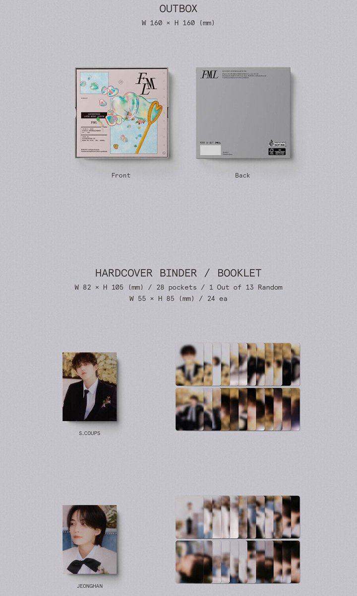 SEVENTEEN - FML Carat Version (You Can Choose Member) - K-STAR