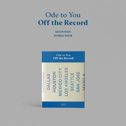 SEVENTEEN - Ode to You Off the Record World Tour Photobook 216p - K-STAR