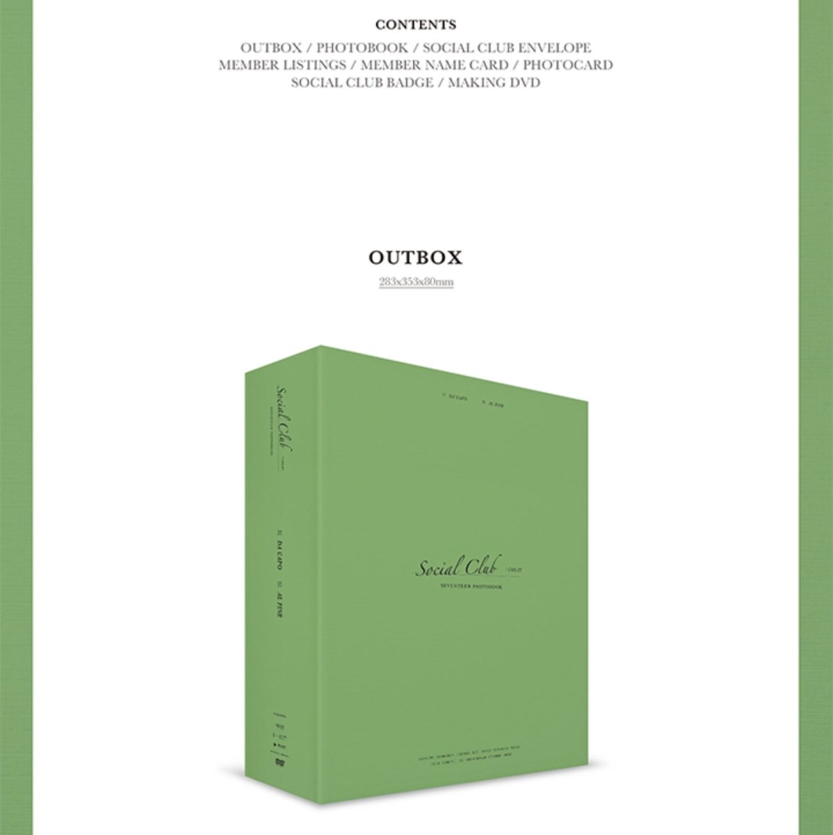 SEVENTEEN Official Photobook Social : CARAT SET - K-STAR