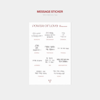 SEVENTEEN SVT OFFICIAL 2021 POWER OF LOVE CONCERT DIGITAL CODE - K-STAR