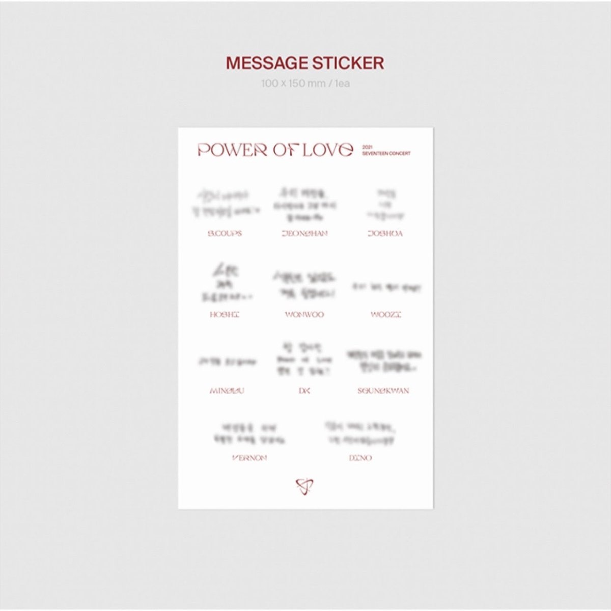 SEVENTEEN SVT OFFICIAL 2021 POWER OF LOVE CONCERT DVD – K-STAR