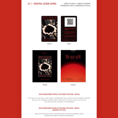 SEVENTEEN - World Tour BE THE SUN SEOUL Digital Code - K-STAR