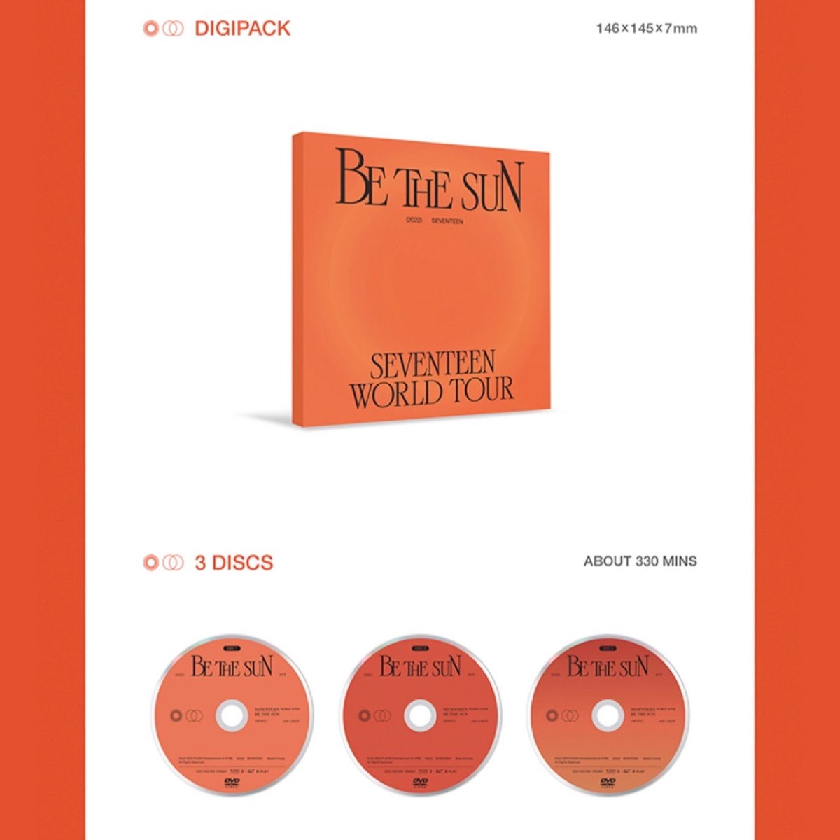 SEVENTEEN - World Tour BE THE SUN SEOUL DVD - K-STAR