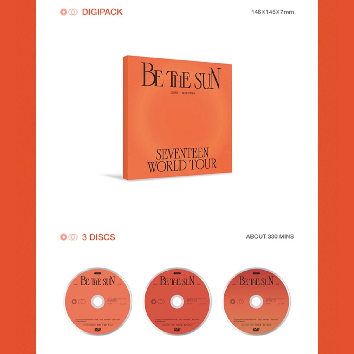 SEVENTEEN - World Tour BE THE SUN SEOUL DVD – K-STAR