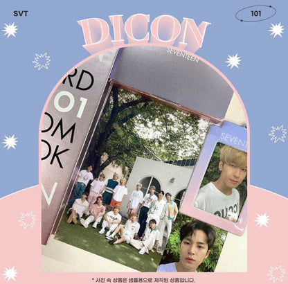 SEVENTEEN x DICON - Photocard 101 Custom Book ( Binder + 101 Photocards + Keyring ) - K-STAR