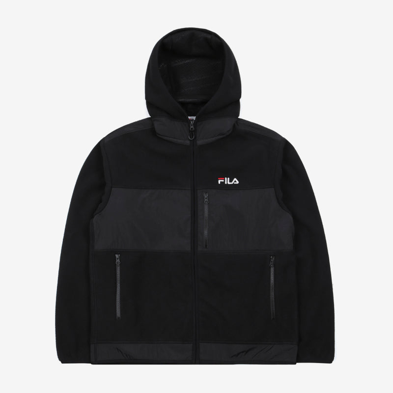 [FILA X BTS] Heritage Bonding Hood Track Top Black