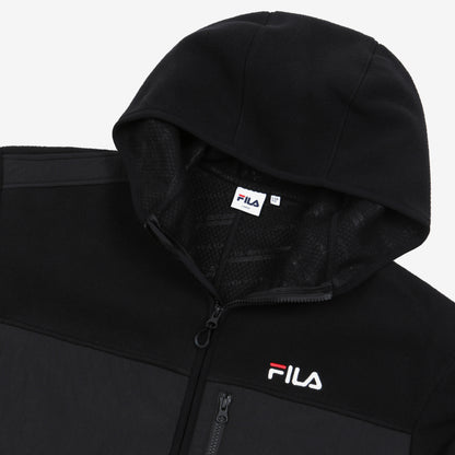 [FILA X BTS] Heritage Bonding Hood Track Top Black