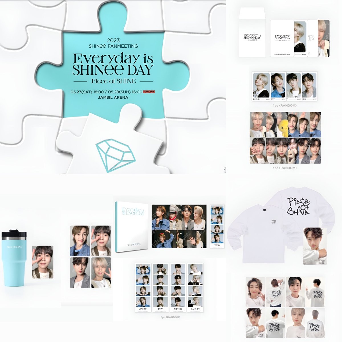SHINee - Everyday is SHINee DAY Piece of SHINE 2023 Fan Meeting Official MD - K-STAR