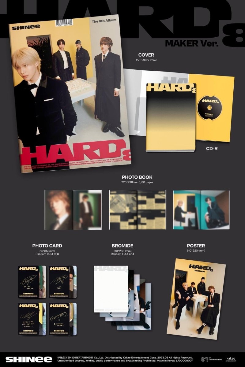 SHINee - HARD 8th Album (Photobook Version) – K-STAR