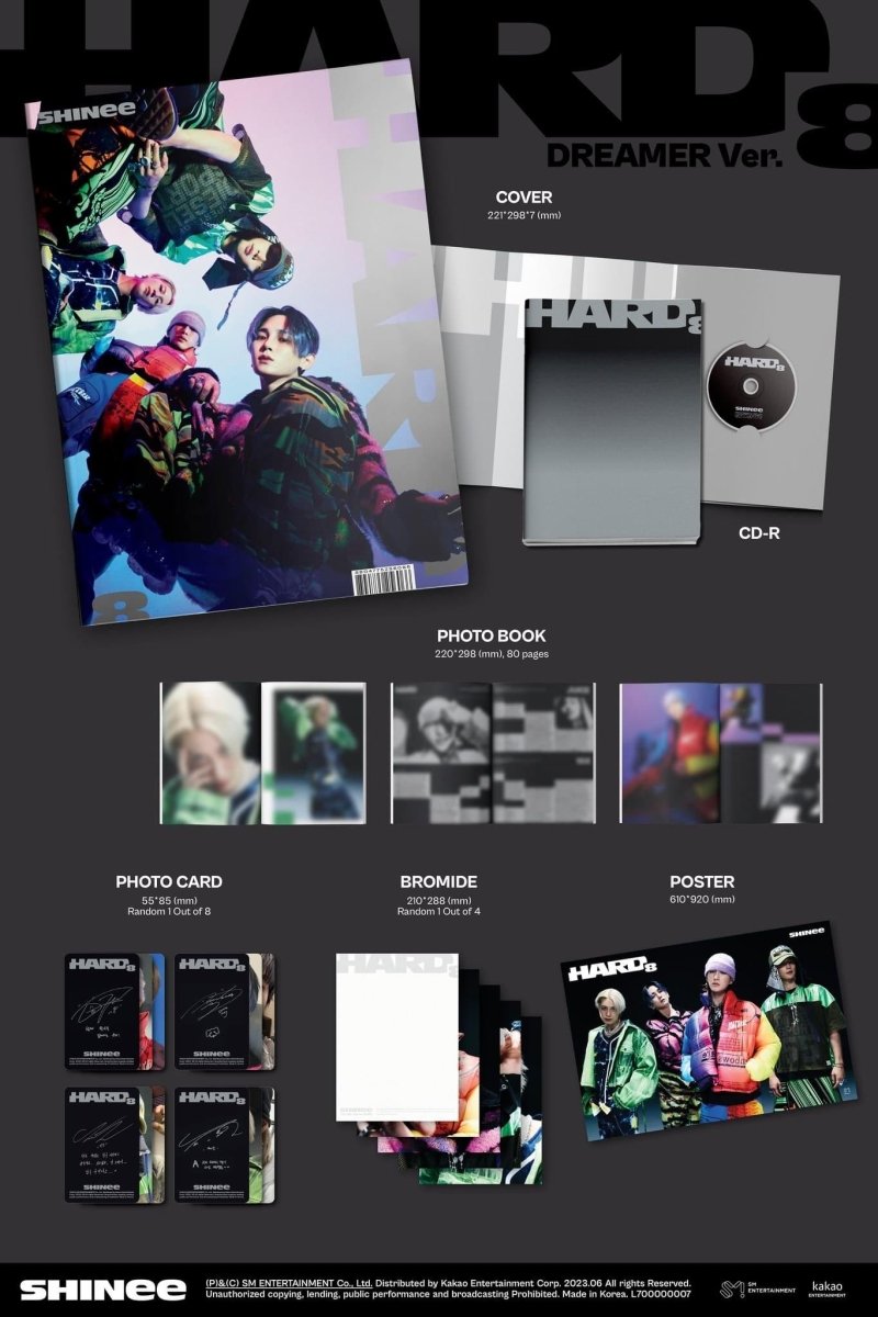 SHINee - HARD 8th Album (Photobook Version) - K-STAR