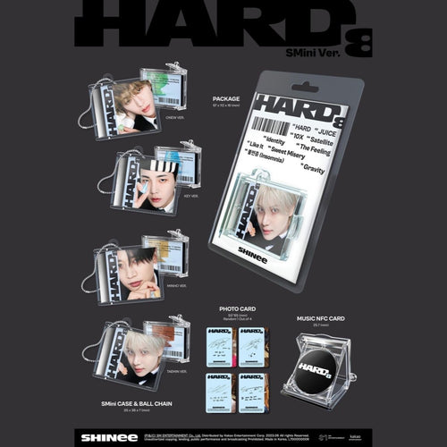 SHINee - HARD 8th Album (SMini NFC Version) - K-STAR