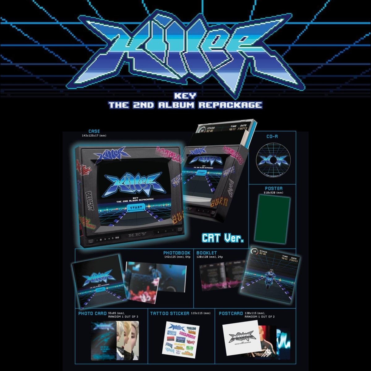 SHINee KEY - Killer ( CRT Version ) - K-STAR