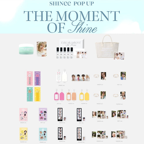 SHINee Pop Up Store THE MOMENT OF SHINE 15th Anniversary Official MD - K-STAR