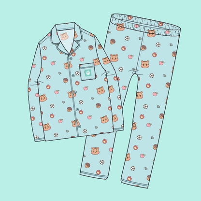 SHINee x SPAO Collection - SHINee is Back Official Long Sleeve Pajama SET - K-STAR
