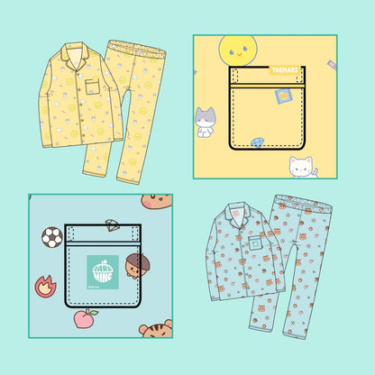 SHINee x SPAO Collection - SHINee is Back Official Long Sleeve Pajama SET - K-STAR