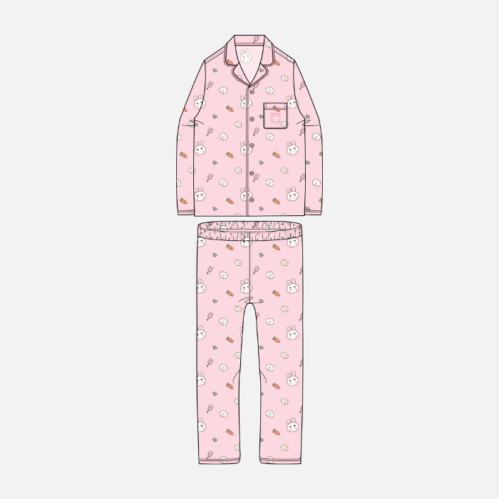 SHINee x SPAO Collection - SHINee is Back Official Long Sleeve Pajama SET - K-STAR