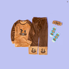 [LINE X BT21] Winter Fleece Pajamas Set (Free Shipping)