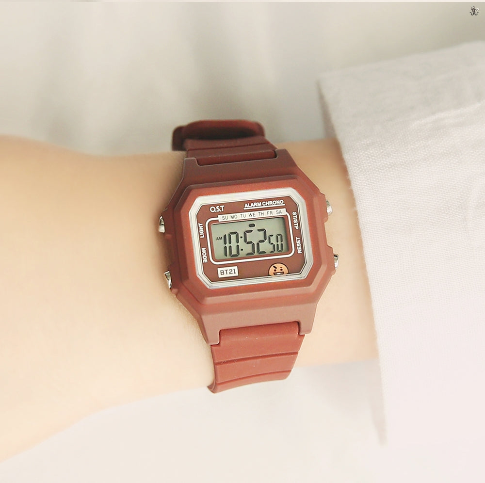 [OST X BT21] Jelly Digital Watch