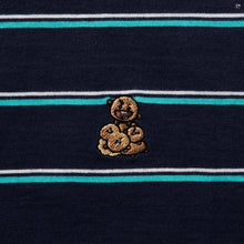 [LINE X BT21] Striped Short Sleeve T-Shirt