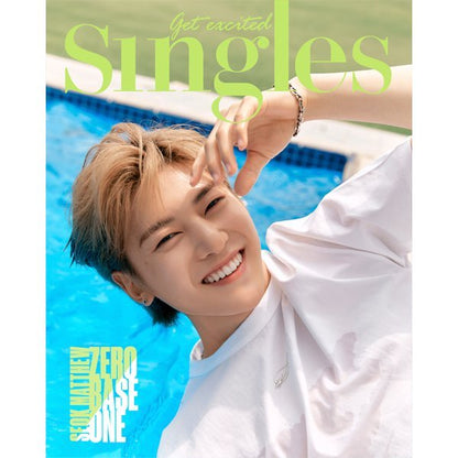 Singles KOREA Magazine ZEROBASEONE ZB1 August 2023 Issue - K-STAR