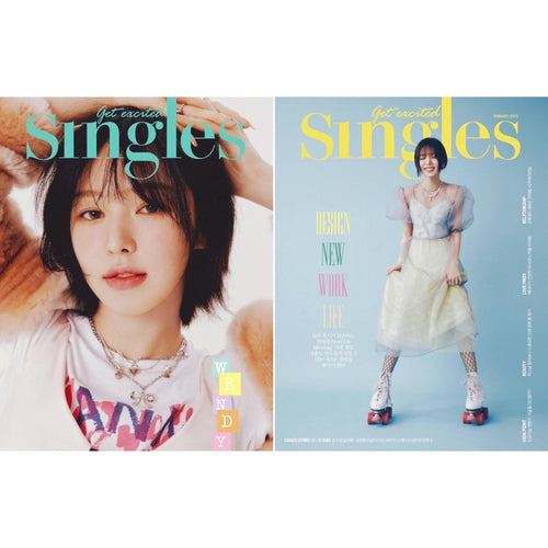 SINGLES Korea - Red Velvet WENDY 2023 February Coverman - K-STAR