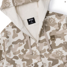[LINE X BT21] Camouflage Hoodie