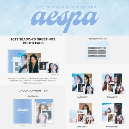 SM ARTISTS 2023 Season’s Greetings Photo Pack - K-STAR