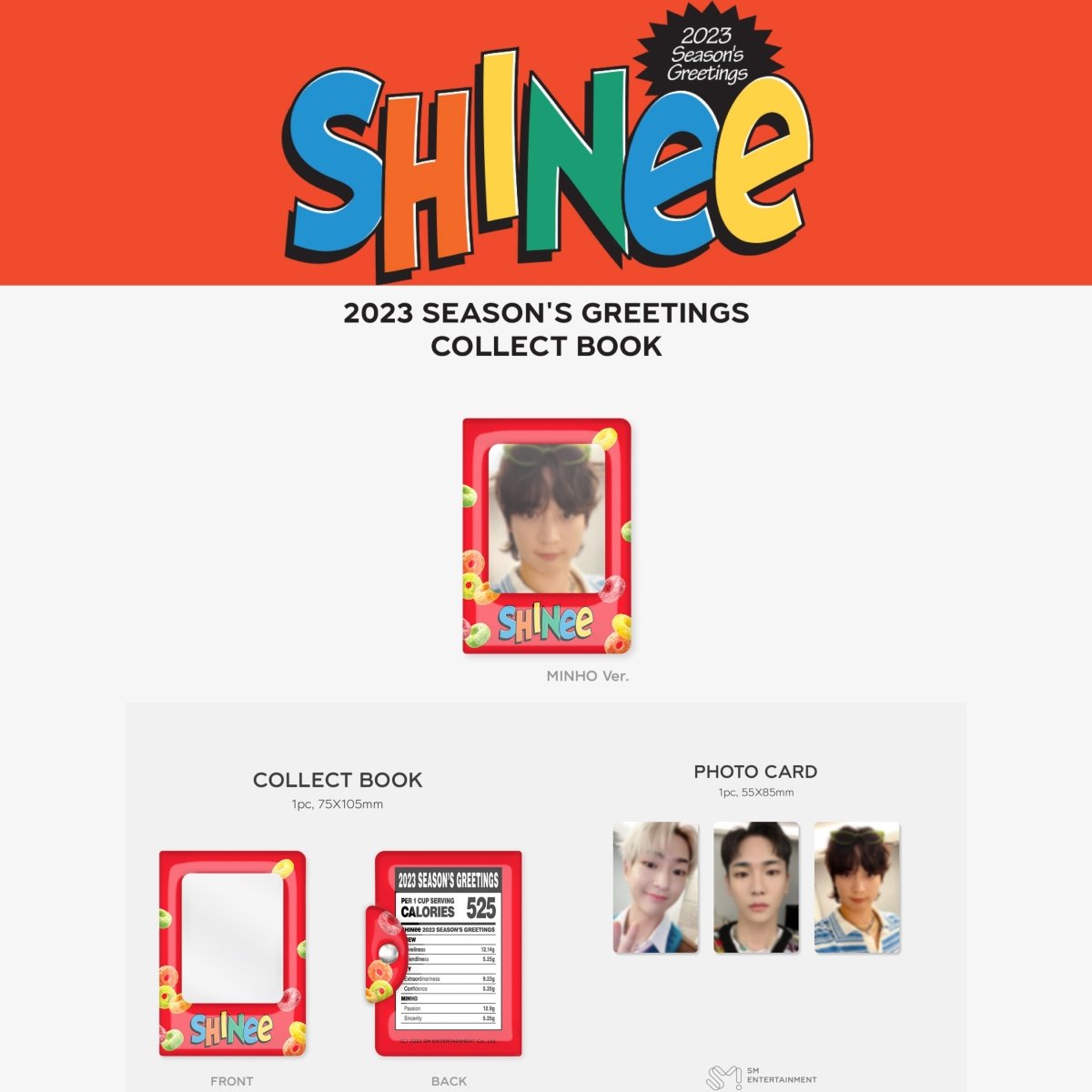 SM ARTISTS 2023 Season’s Greetings Photocard Collect Book + Photocard - K-STAR