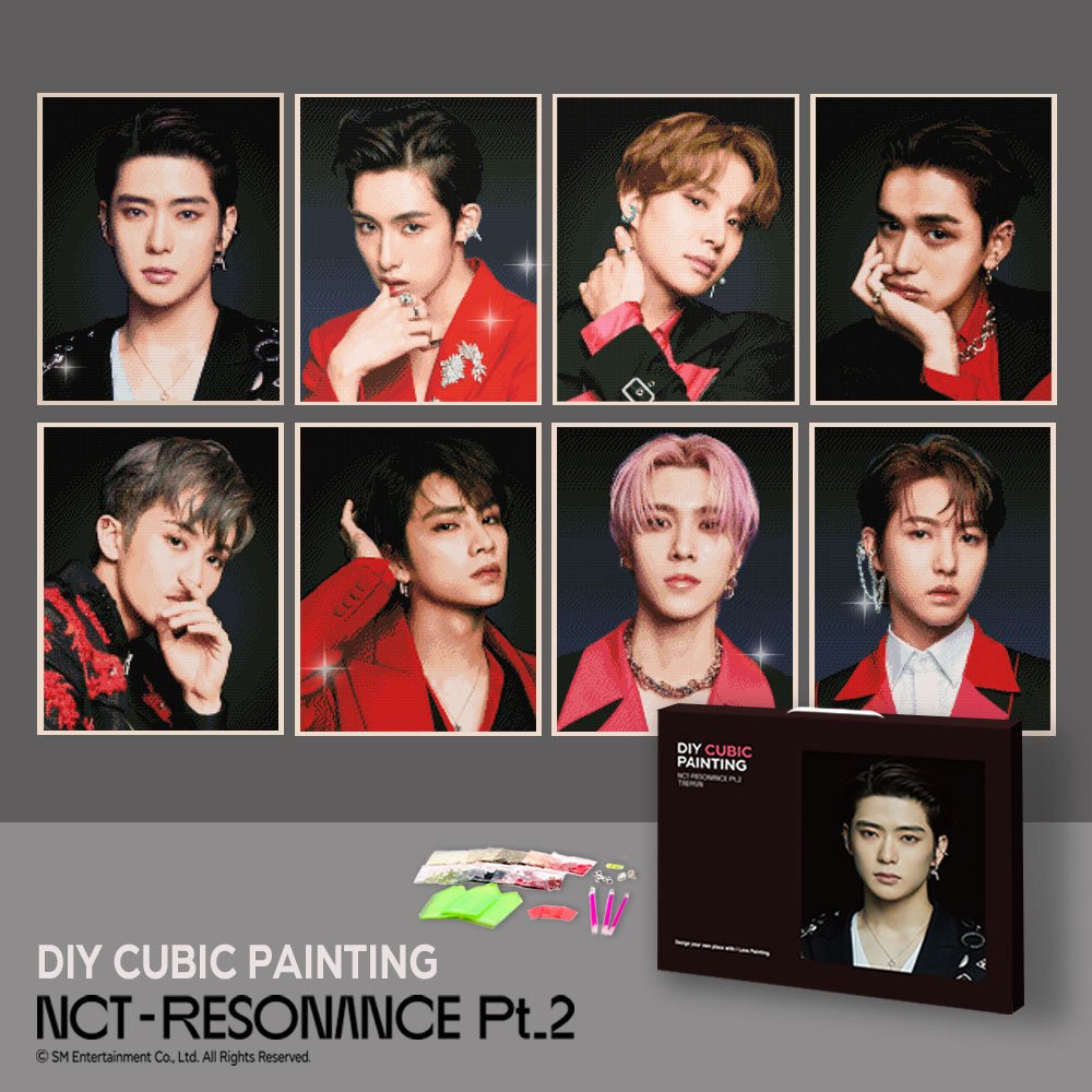 [SMTOWN] NCT Resonance Official DIY Cubic Painting + Photocard (Free Express Shipping) - K-STAR