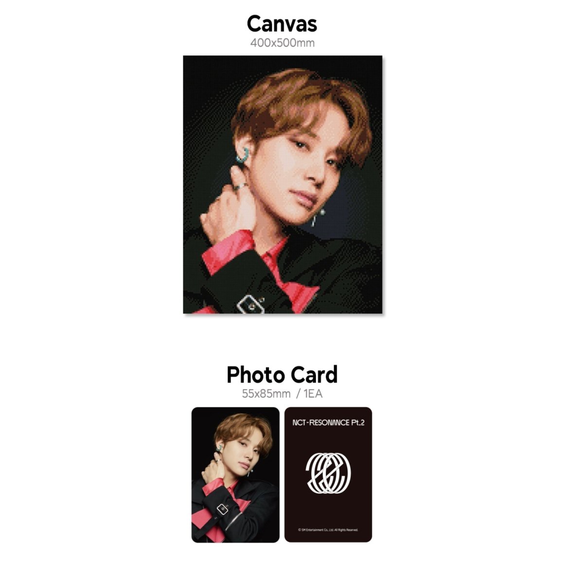 SMTOWN] NCT Resonance Official DIY Cubic Painting + Photocard