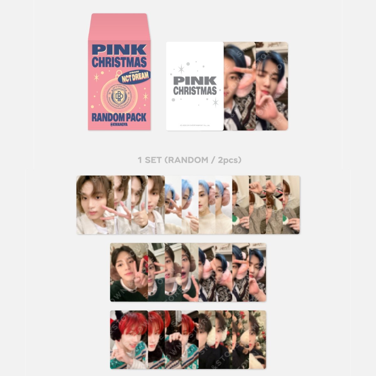 SMTOWN - PINK CHRISTMAS Photocard Pack (You Can Choose Version) - K-STAR