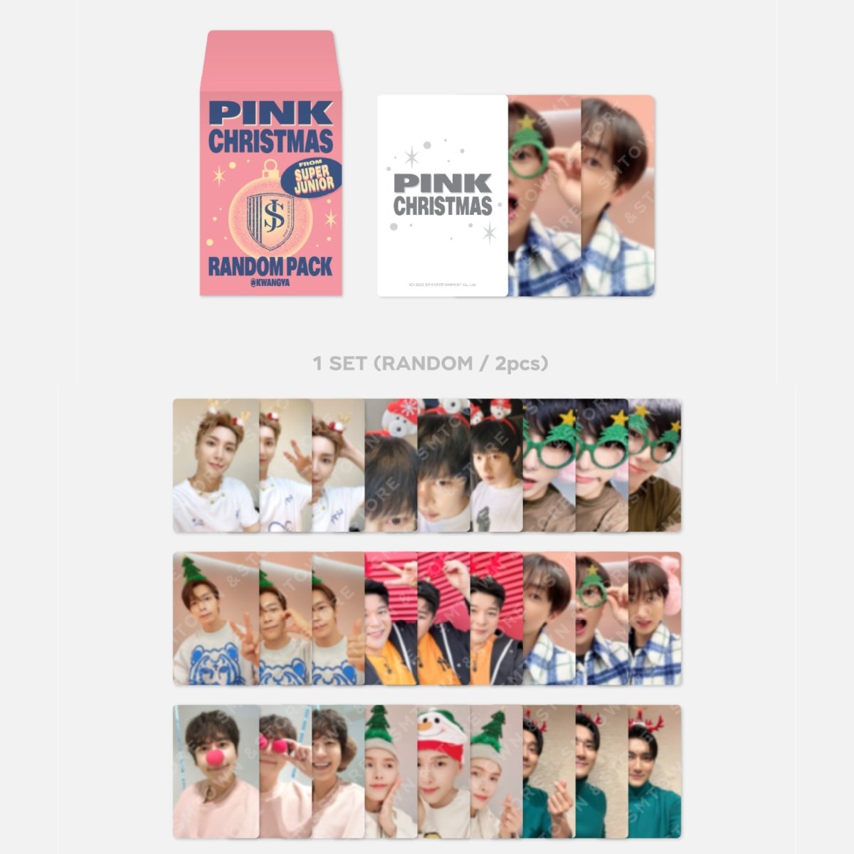 SMTOWN - PINK CHRISTMAS Photocard Pack (You Can Choose Version