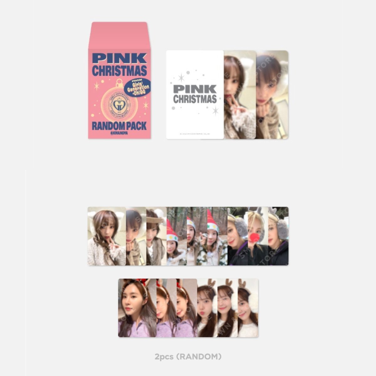 SMTOWN - PINK CHRISTMAS Photocard Pack (You Can Choose Version