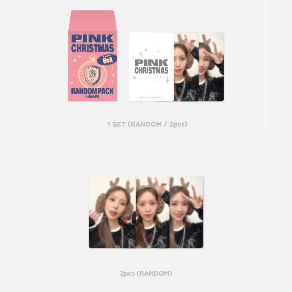 SMTOWN - PINK CHRISTMAS Photocard Pack (You Can Choose Version