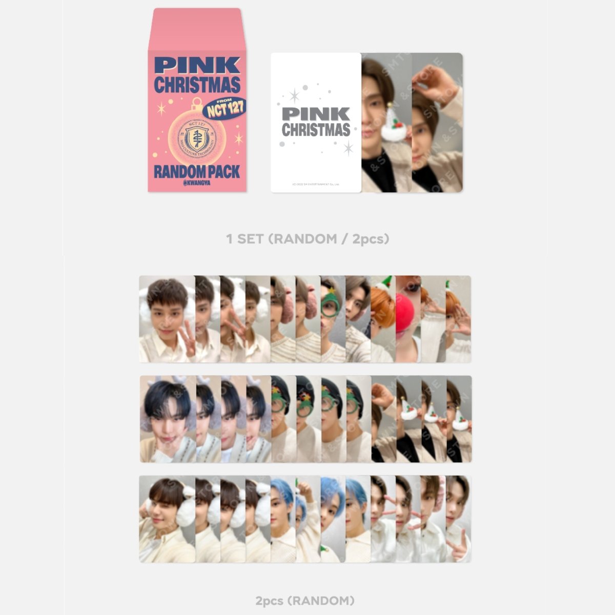 SMTOWN - PINK CHRISTMAS Photocard Pack (You Can Choose Version) - K-STAR