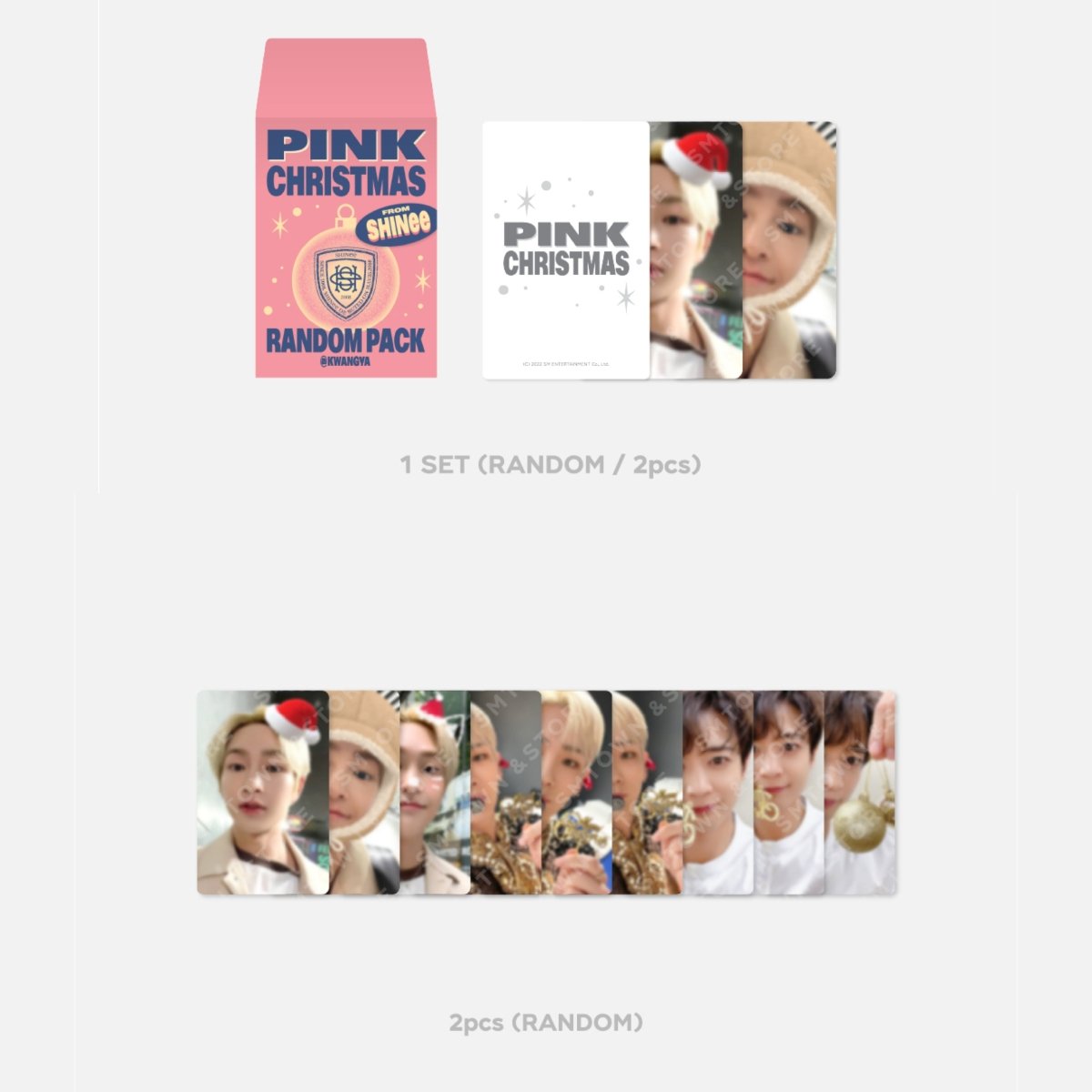 SMTOWN - PINK CHRISTMAS Photocard Pack (You Can Choose Version) - K-STAR