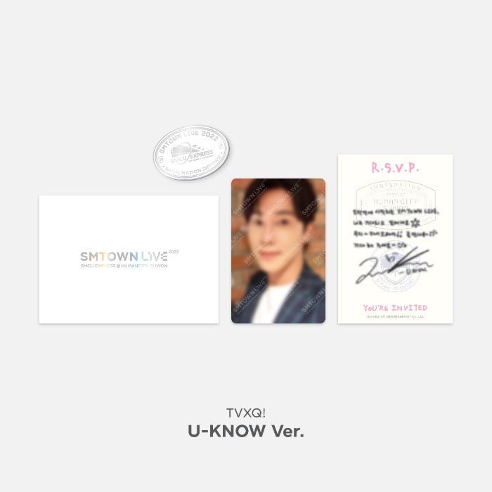 SMTOWN SMCU EXPRESS @ SUWON MD INVITATION + PHOTOCARD + BADGE SET - K-STAR