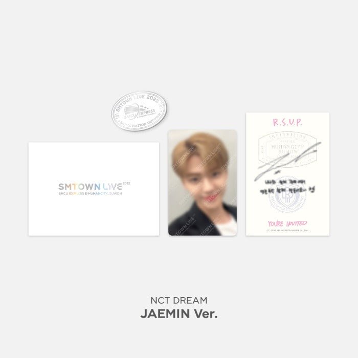 SMTOWN SMCU EXPRESS @ SUWON MD INVITATION + PHOTOCARD + BADGE SET - K-STAR