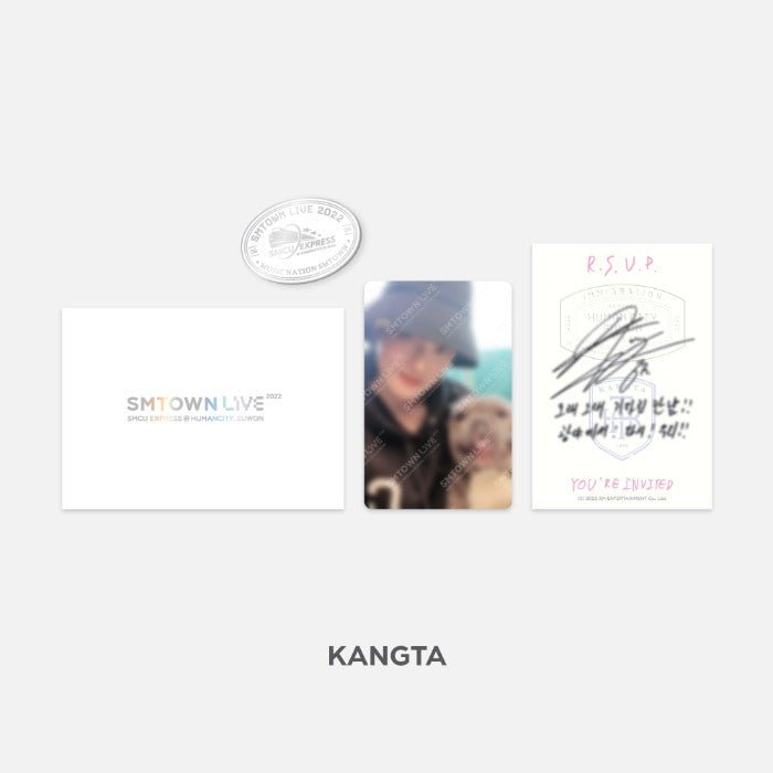 SMTOWN SMCU EXPRESS @ SUWON MD INVITATION + PHOTOCARD + BADGE SET - K-STAR