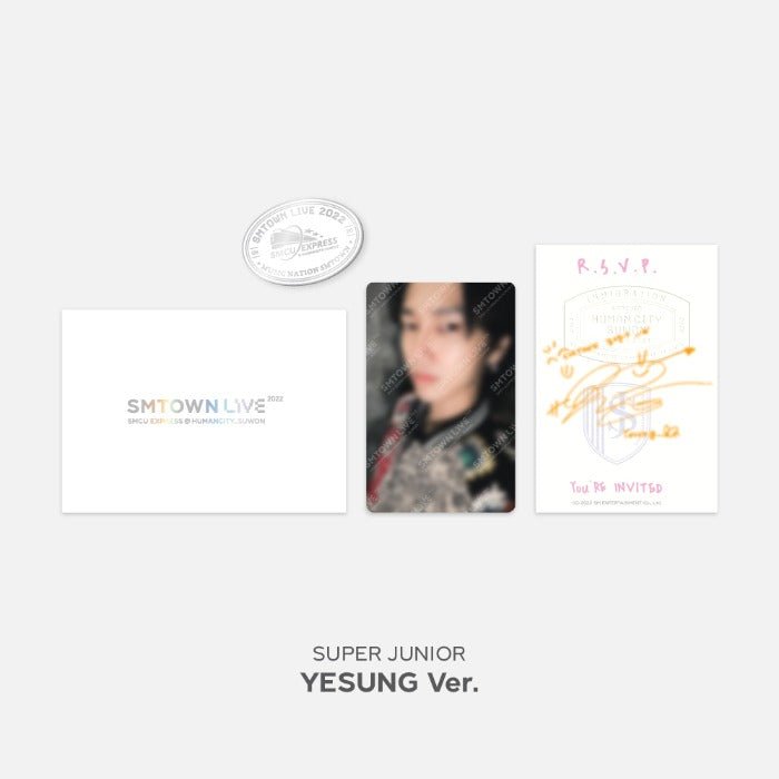 SMTOWN SMCU EXPRESS @ SUWON MD INVITATION + PHOTOCARD + BADGE SET - K-STAR
