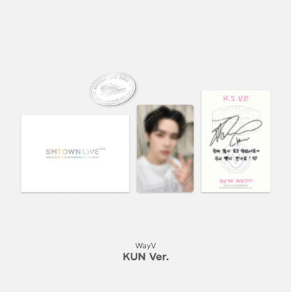 SMTOWN SMCU EXPRESS @ SUWON MD INVITATION + PHOTOCARD + BADGE SET - K-STAR