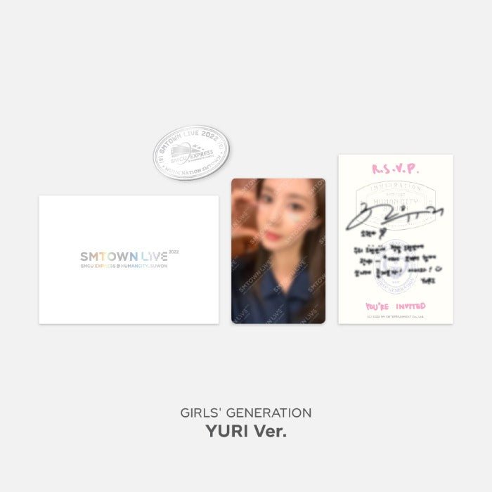 SMTOWN SMCU EXPRESS @ SUWON MD INVITATION + PHOTOCARD + BADGE SET - K-STAR