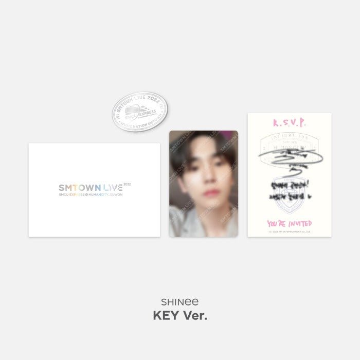 SMTOWN SMCU EXPRESS @ SUWON MD INVITATION + PHOTOCARD + BADGE SET - K-STAR