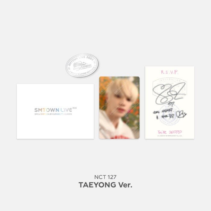 SMTOWN SMCU EXPRESS @ SUWON MD INVITATION + PHOTOCARD + BADGE SET - K-STAR