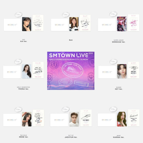 SMTOWN SMCU EXPRESS @ SUWON MD INVITATION + PHOTOCARD + BADGE SET - K-STAR