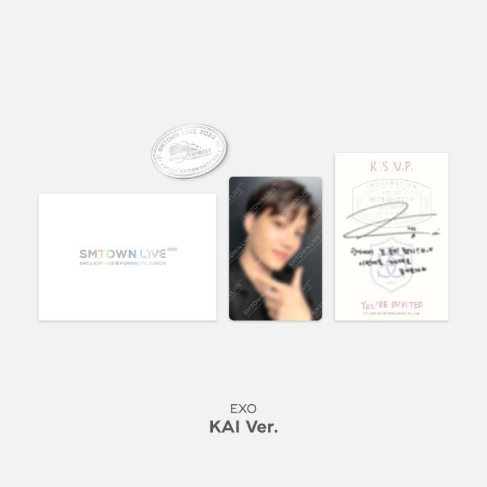 SMTOWN SMCU EXPRESS @ SUWON MD INVITATION + PHOTOCARD + BADGE SET - K-STAR