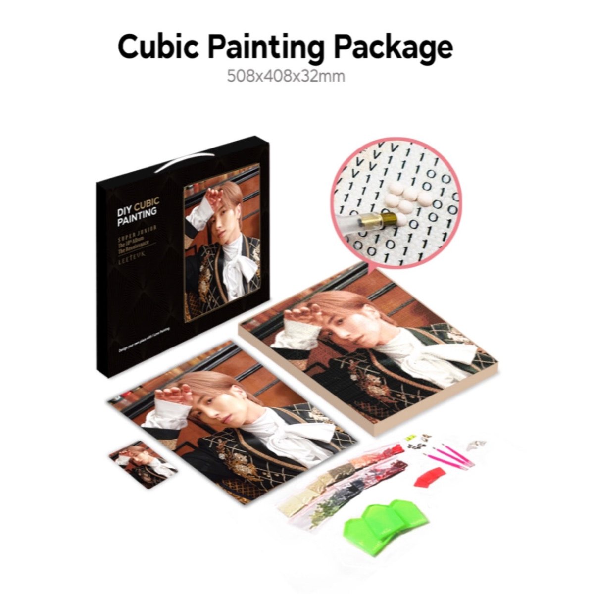 SMTOWN] Super Junior The Renaissance Official DIY Cubic Painting +