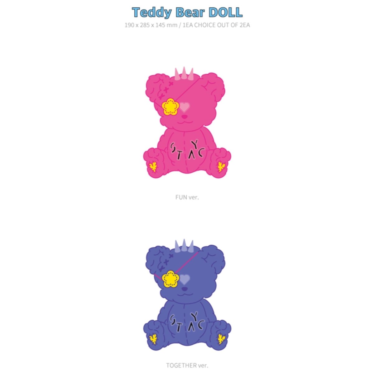 StayC TEDDY BEAR Album Sumin ISA Sieun Seeun Yoon J Digipack
