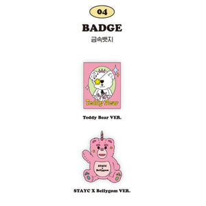 STAYC x Bellygom Teddy Bear Pop up House Official MD – K-STAR