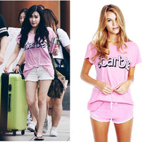 Tiffany Hwang's Style Pink Shirt